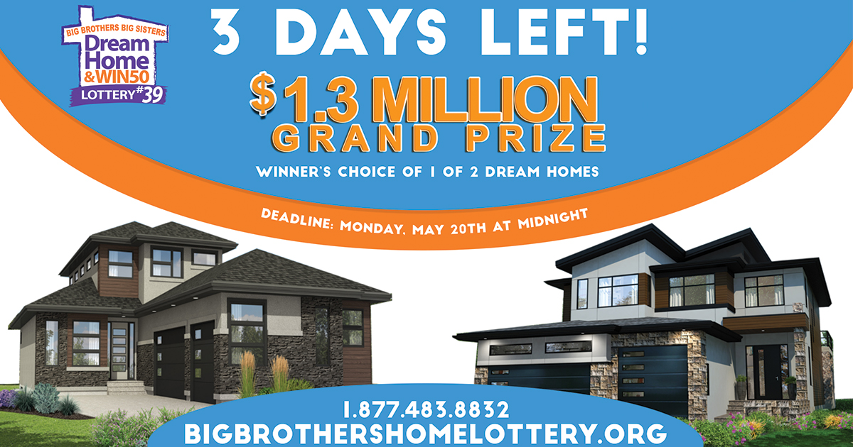 3 Days! Final Deadline: Big Brothers Big Sisters Dream ...