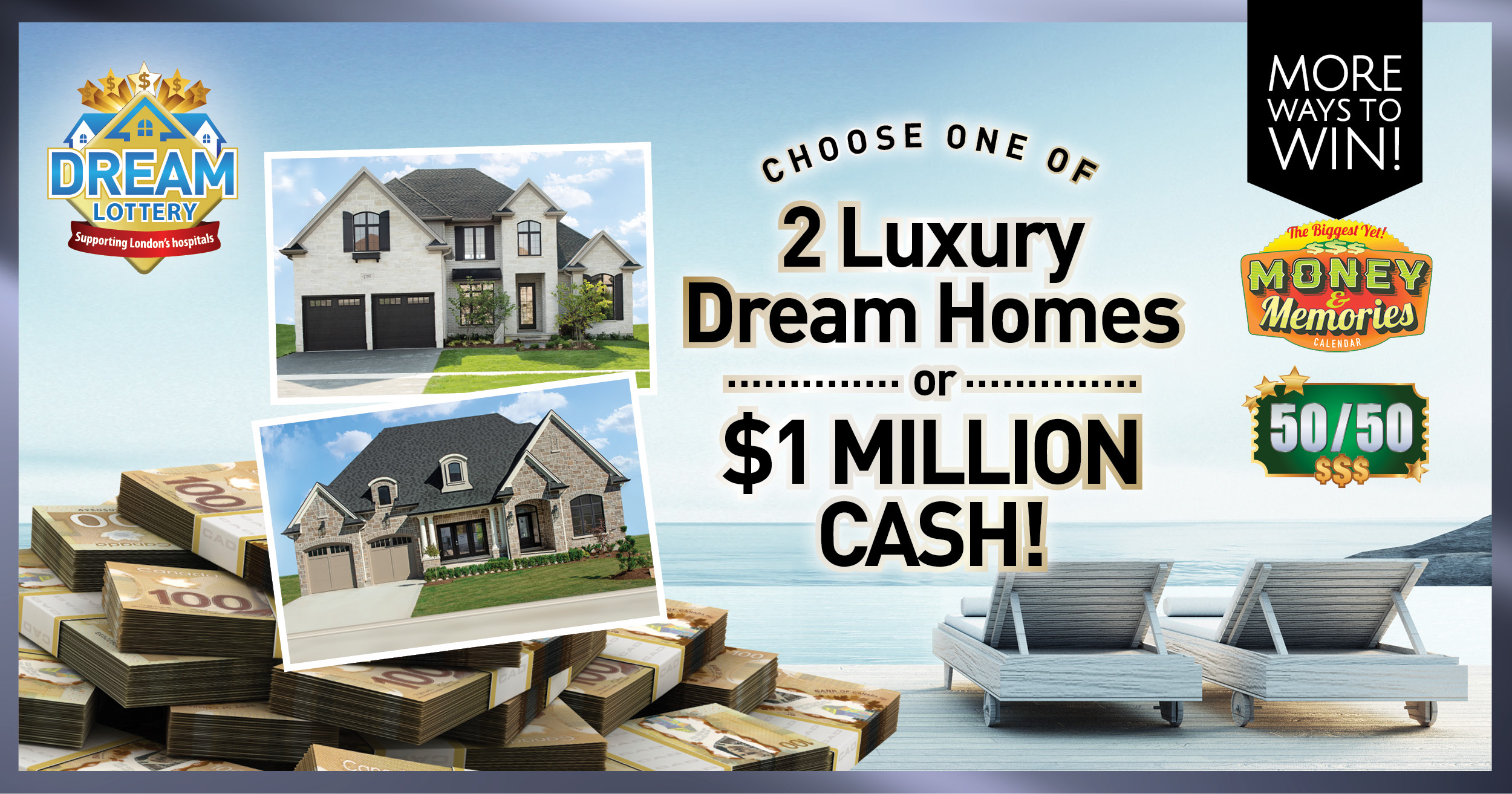 Tickets are now on sale for the Fall Dream Lottery Supporting London’s hospitals! The Home