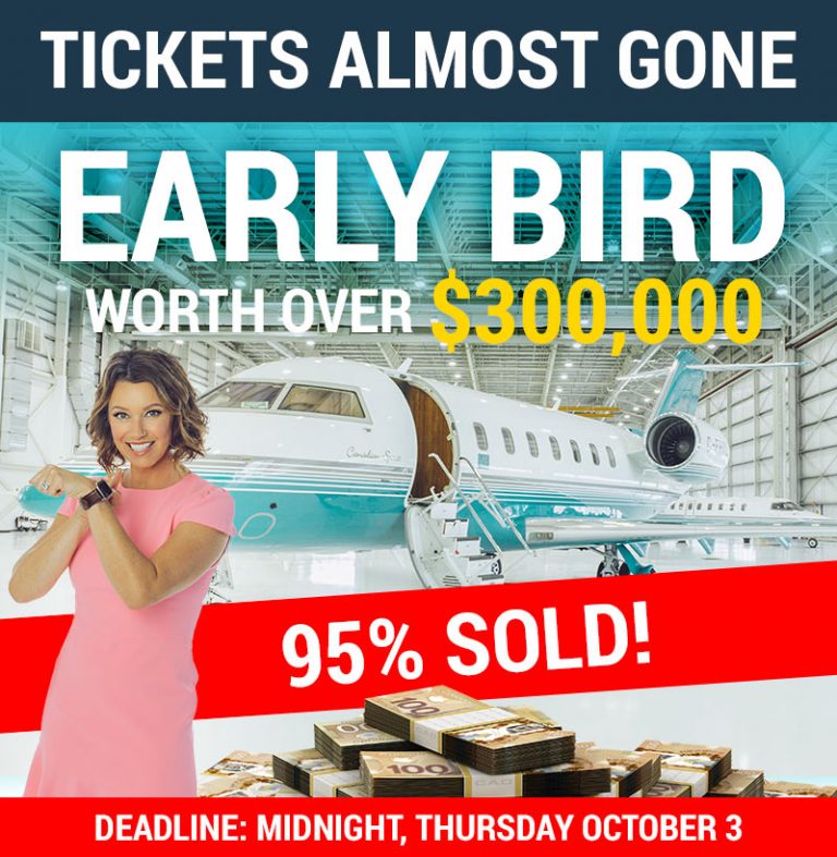 Dream Lottery Early Bird Deadline only 2 days away! The Home Lottery