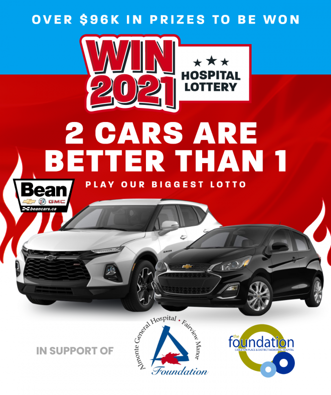 Win 2 Cars for 2 Hospitals | Play the WIN2021 Lottery to Win Over $96K in Prizes!