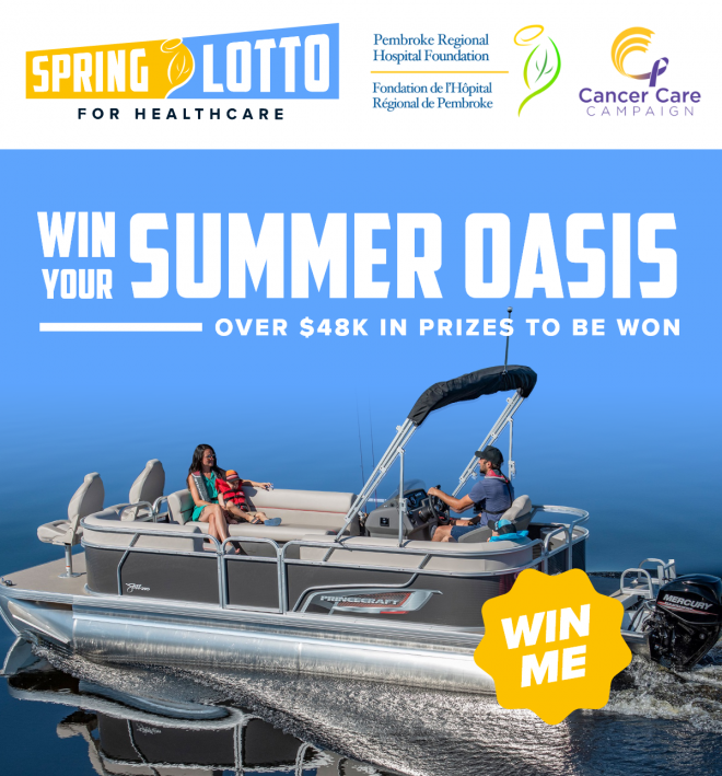 Win your summer oasis. Over $48,000 in prizes to be won.