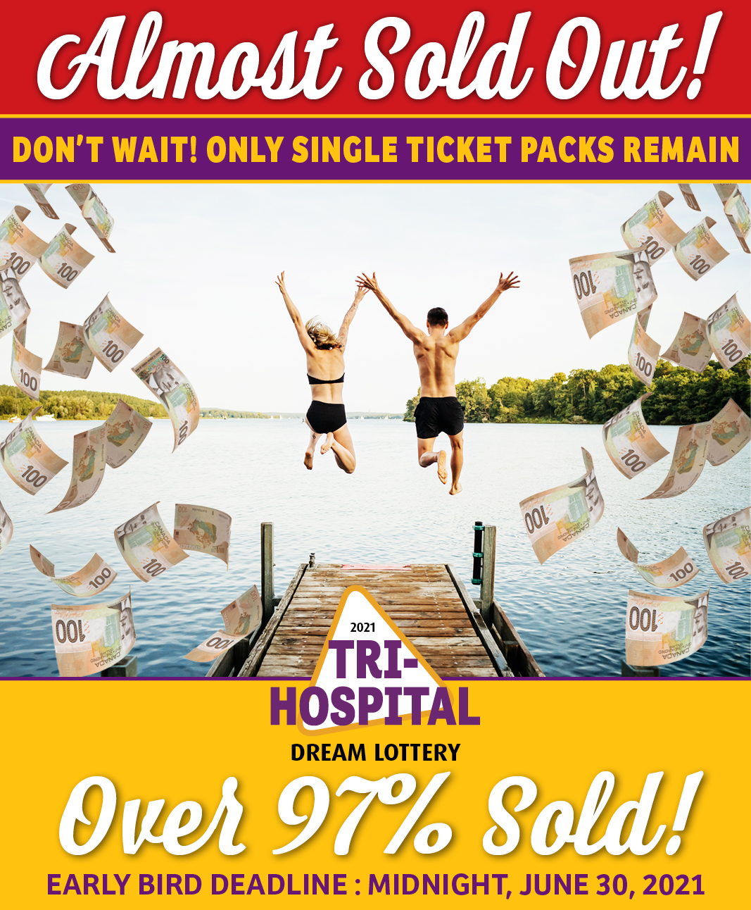Hurry! TriHospital Dream Lottery Over 97 Sold The Home Lottery News™