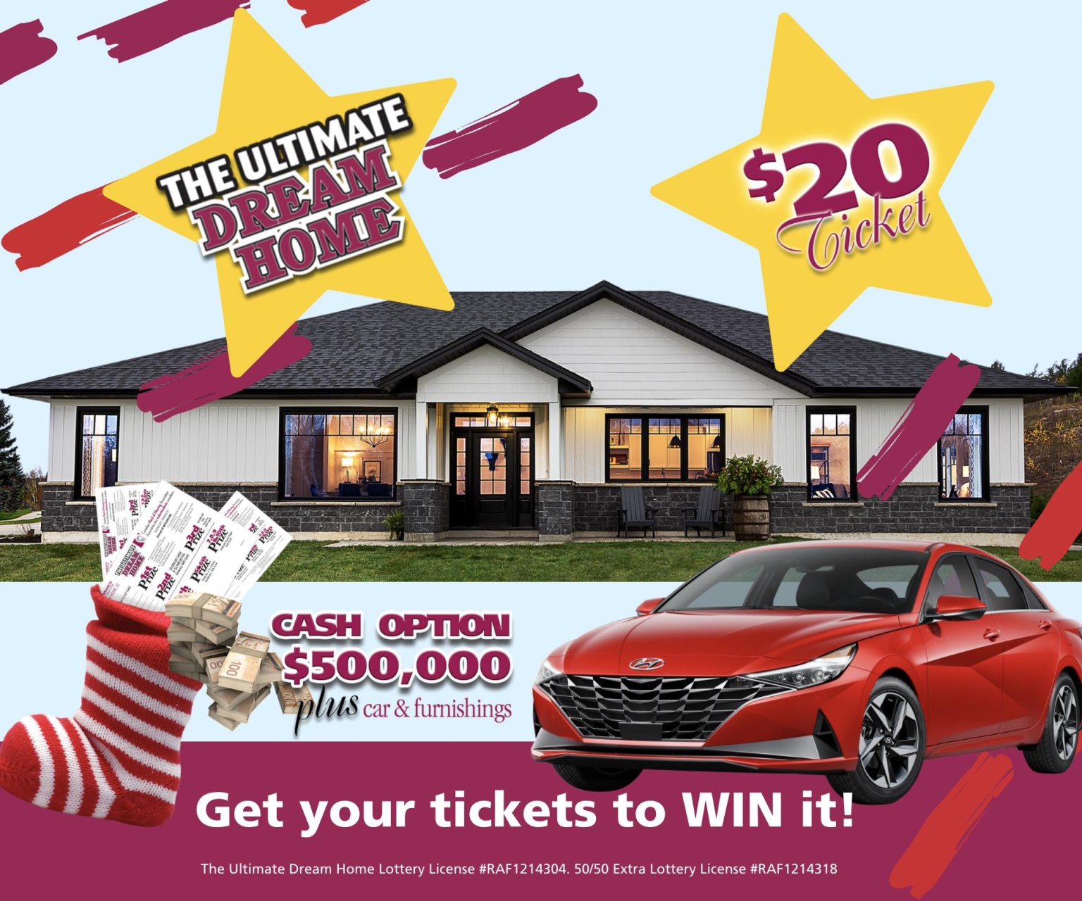 See What You Can Win For 20 in the CHHA, Sudbury Dream Home Lottery