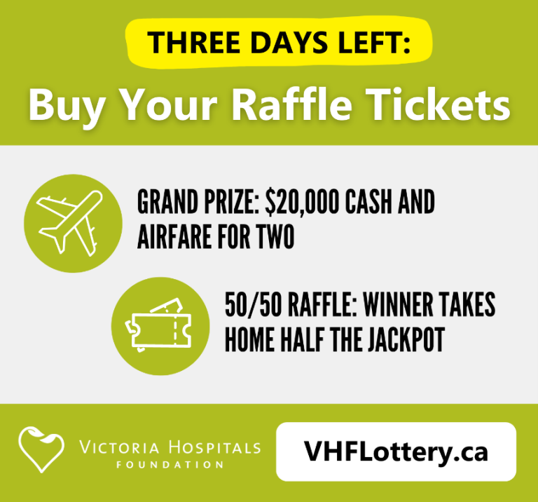 Victoria Hospitals Foundation Emerge Stronger Hospitals Lottery 50/50