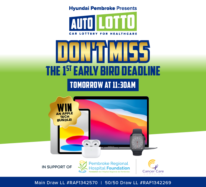 Auto Lotto Second Early Bird Deadline Tomorrow!