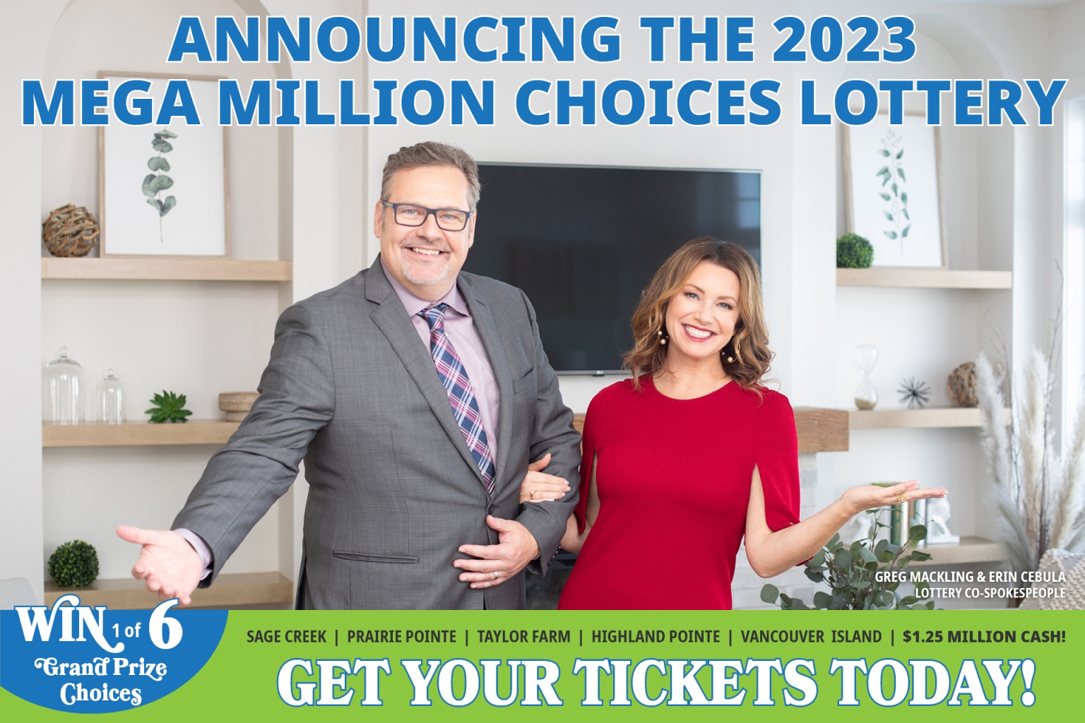 Announcing the 2023 Mega Million Choices Lottery!  The Home Lottery News™