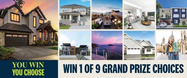 Win One of Nine Grand Prize Choices