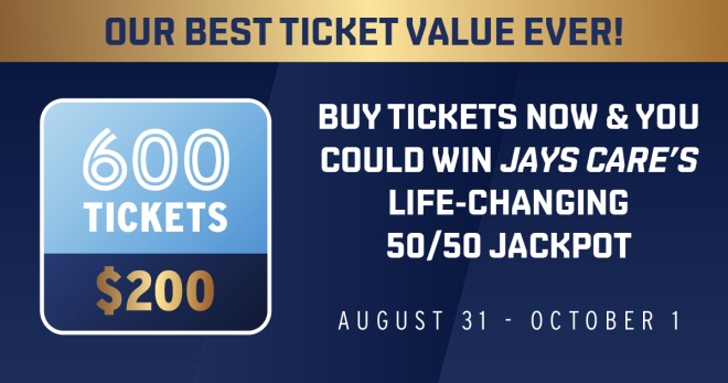 Jays Care Foundation on X: A huge congratulations to our latest jackpot  winner, Connie from Toronto! 👏 Connie will be taking home the 3rd largest  jackpot in MLB history, and receive a