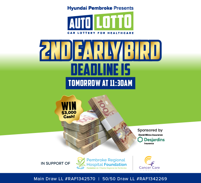 Auto Lotto Second Early Bird Deadline Tomorrow The Home Lottery