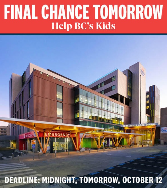 2023 BC Children's Hospital Dream Lottery