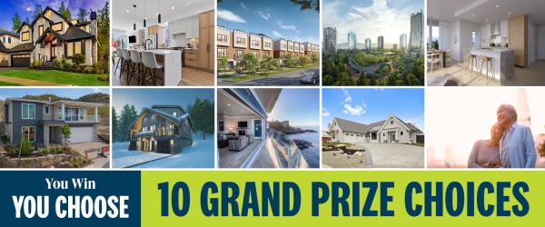 Collage of the ten grand prize options