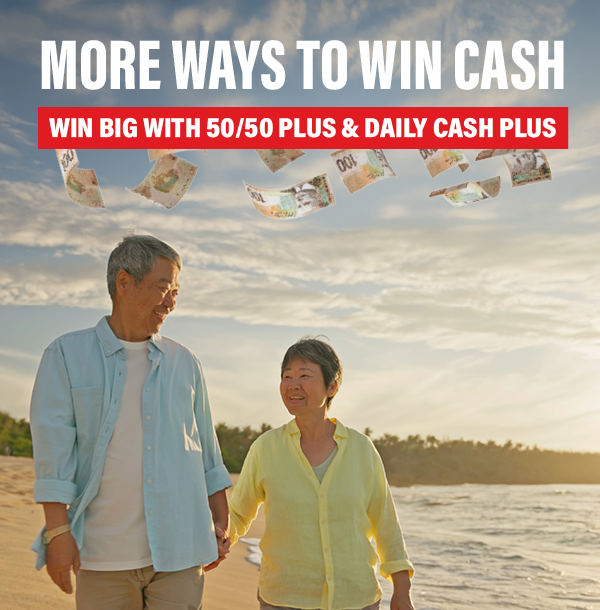 50/50 PLUS and DAILY CASH PLUS