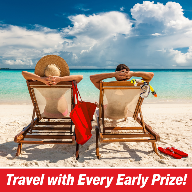 Travel with Every Early Prizw