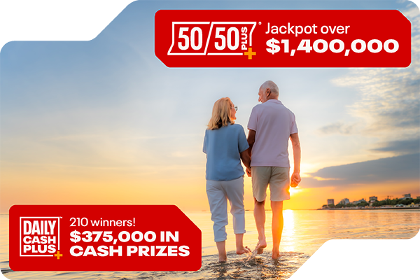 50/50 PLUS OVER $1.4 MILLION