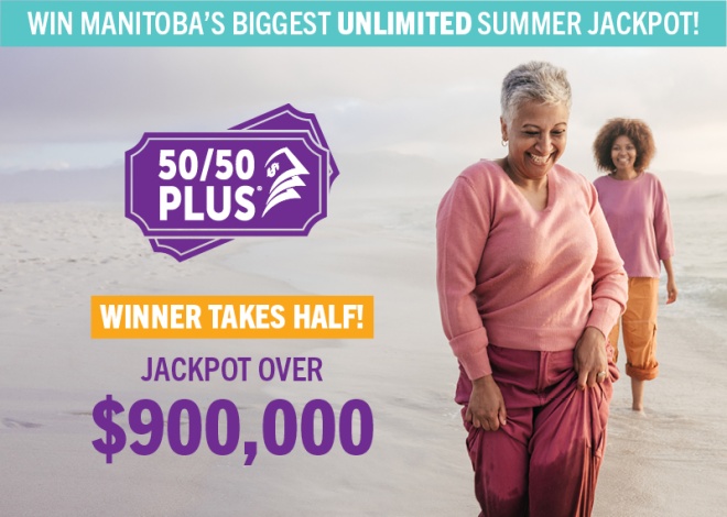 50/50 PLUS OVER $900,000