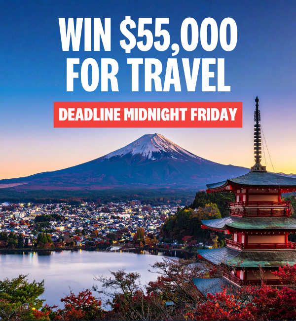 3 days left for a $55,000 vacation