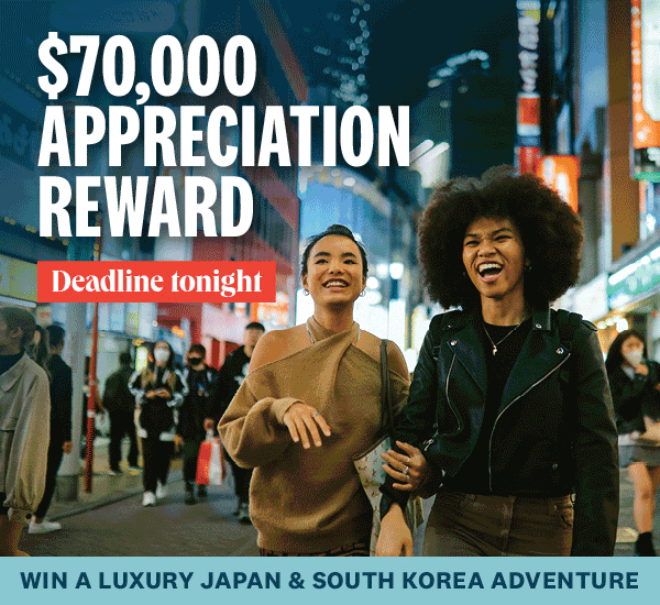 Last chance for $70,000 Bonus - deadline midnight tonight