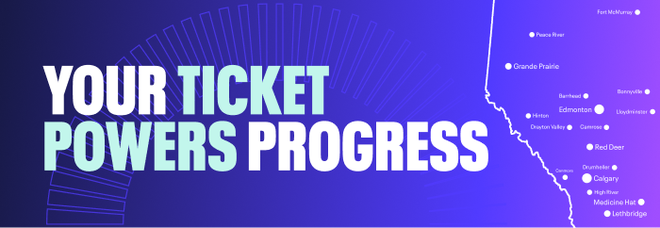 Your ticket powers progress