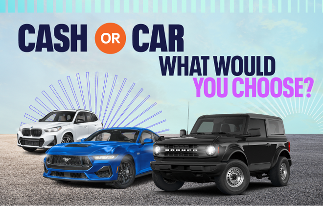 Drive away a winner - vehicle prizes