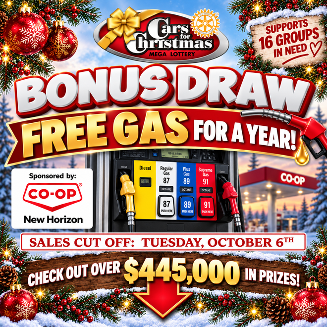 Only 7 days left to win free gas for a year