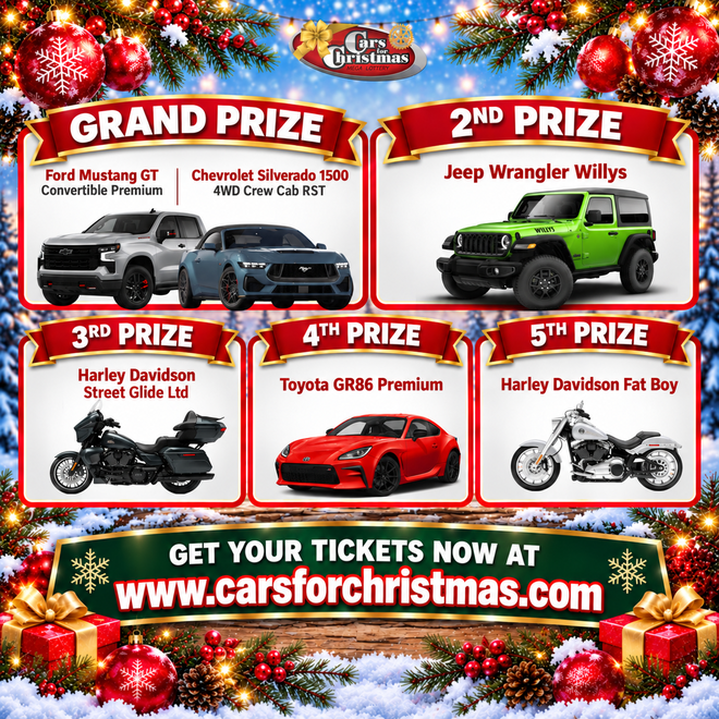 Over $445,000 in cash and prizes