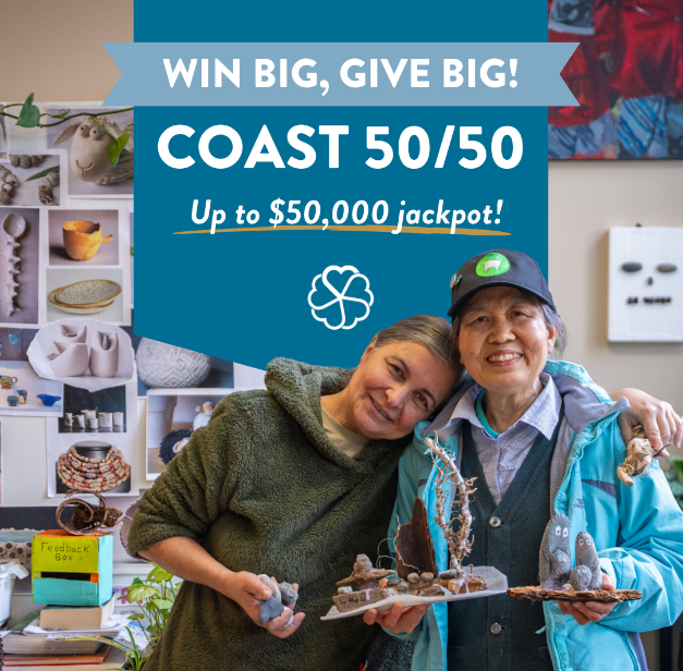 Win Big, Give Big - Coast 50/50