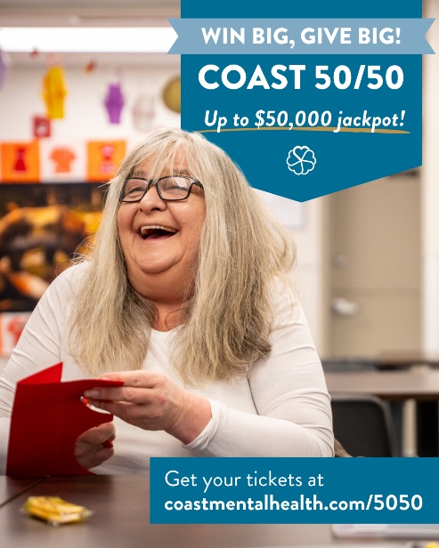 Give back for mental health - Coast 50/50