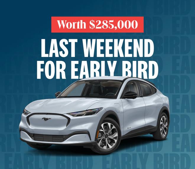 Last weekend for $285K Early Bird