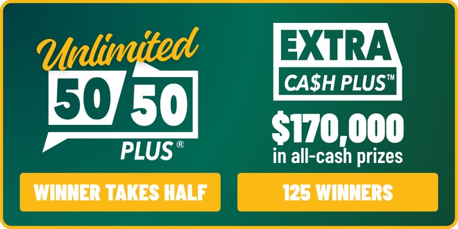50/50 PLUS - unlimited jackpot