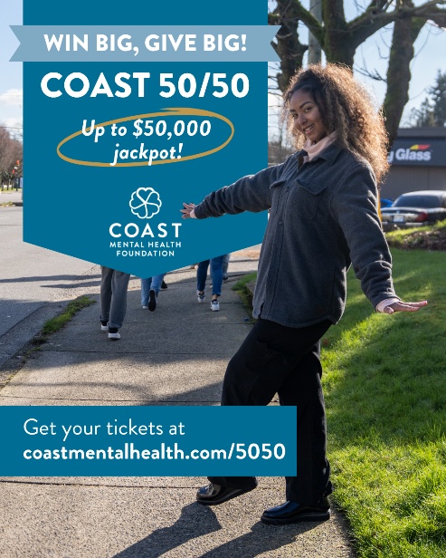 Last chance - Coast 50/50 ticket sales close today