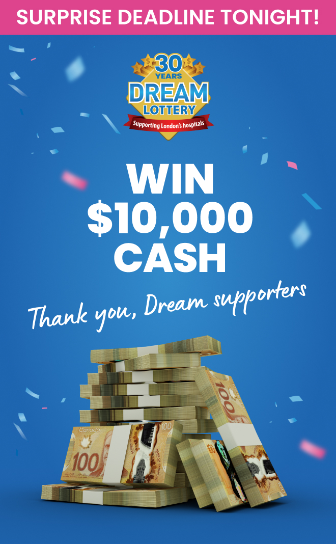 TODAY ONLY - $10,000 cash Anniversary Pop-Up draw