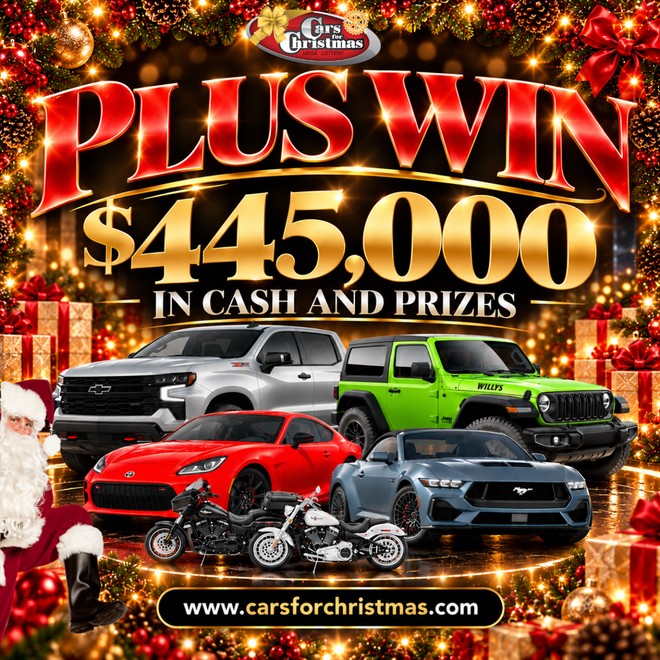 Plus win $445,000 in cash and prizes