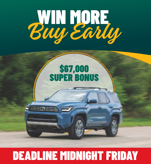 Win $55,000 cash this month - $67,000 Super Bonus