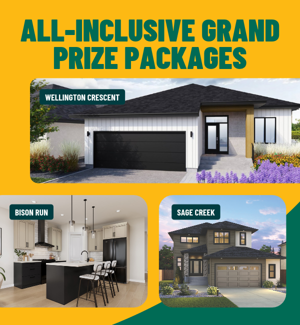All-inclusive Grand Prize packages - Wellington Crescent, Bison Run and Sage Creek