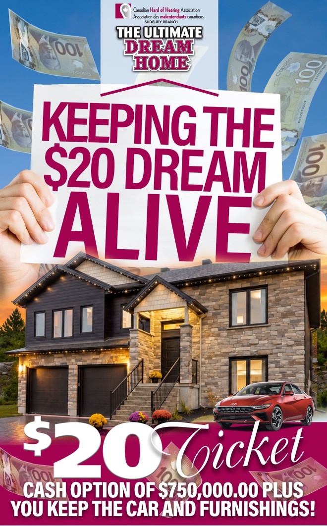 Keeping the $20 dream alive - The Ultimate Dream Home - cash option of $750,000 plus you keep the car and furnishings
